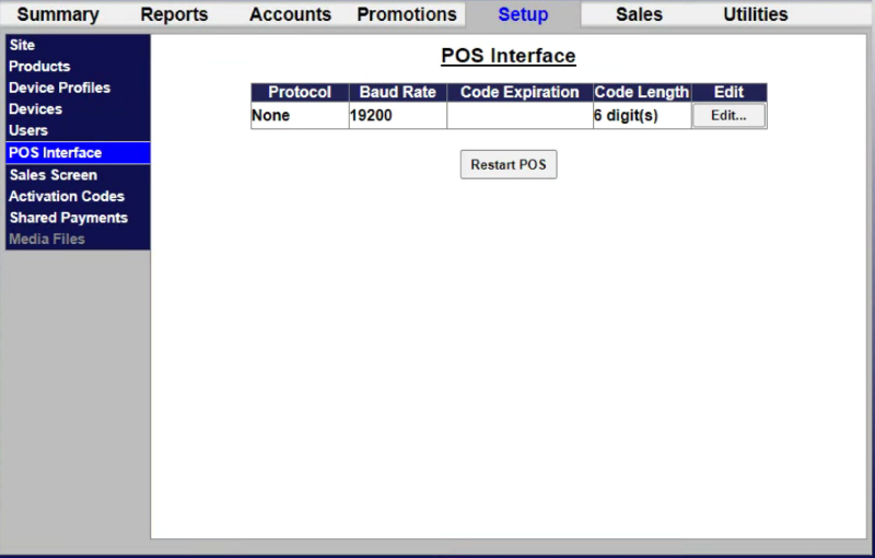 POS Interface Main